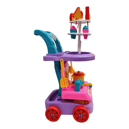 تصویر  اسباب بازی سوپر مارکت و آشپزخانه رز گلد بی بی بورن