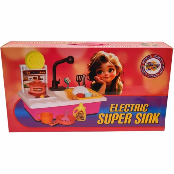اسباب بازی سینک ظرفشویی  مدل Super Sink مناسب خردسال سیحان تویز