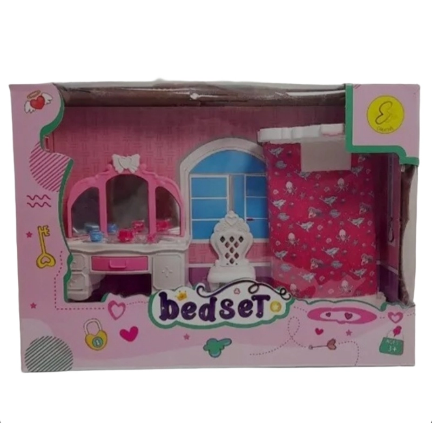 تصویر  اسباب بازی ست خواب رویایی برای عروسک bed set