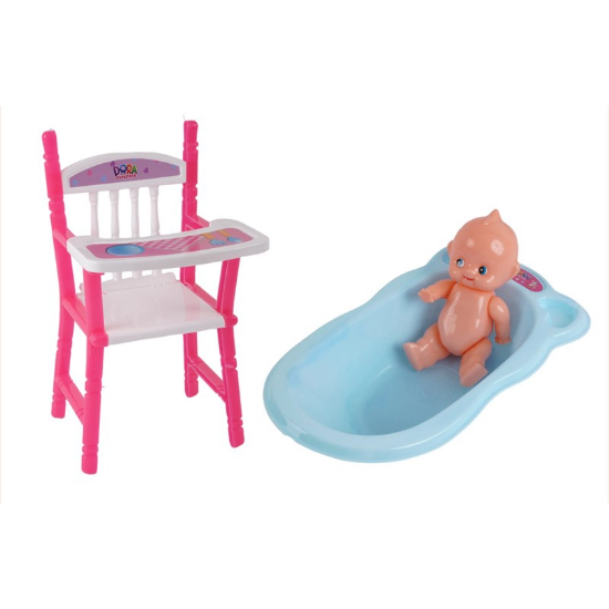 تصویر  اسباب بازی ست ۴ در ۱ صندلی غذا و کریر دورا