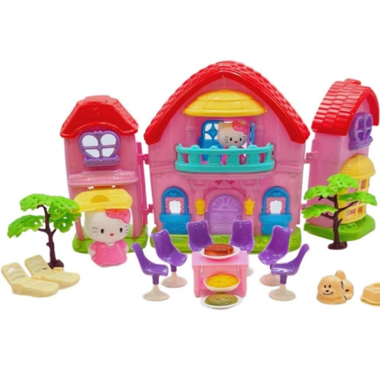 تصویر  اسباب بازی کلبه ویلایی کیتی