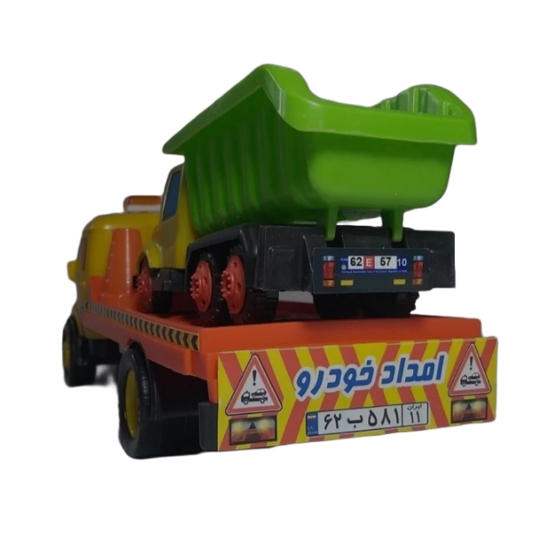 تصویر  ماشین اسباب بازی طرح ماشین بَر مدل کامیون
