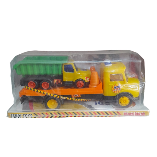 تصویر  ماشین اسباب بازی طرح ماشین بَر مدل کامیون