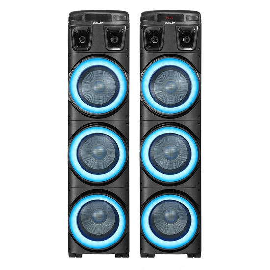 تصویر  اسپیکر بلوتوثی دنای مدل DE-WB3010DJ5 با قابلیت دی جی