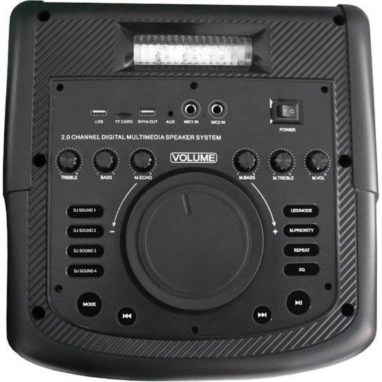 اسپیکر بلوتوثی دنای مدل DE-WB3010DJ5 با قابلیت دی جی
