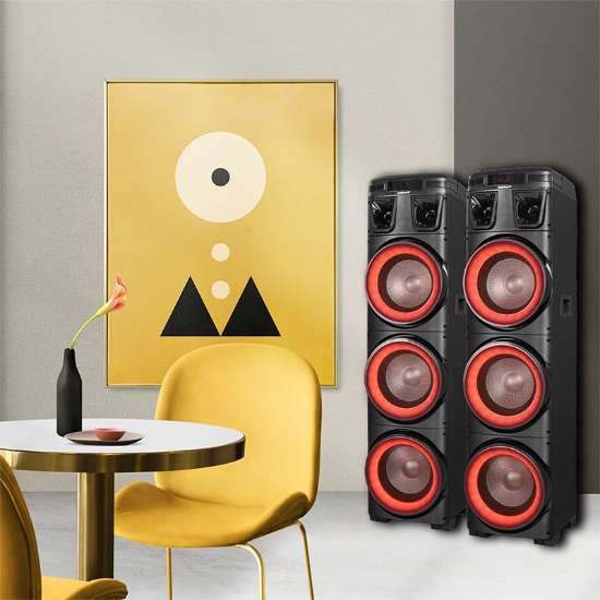 تصویر  اسپیکر بلوتوثی دنای مدل DE-WB3010DJ5 با قابلیت دی جی