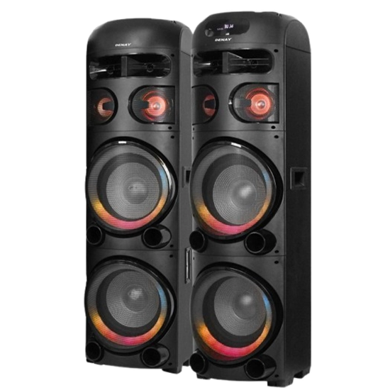 تصویر  اسپیکر دنای مدل DE-DA2012DJ7 ظرفیت دی جی دار