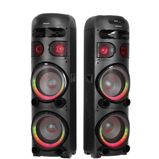 تصویر  اسپیکر دنای مدل DE-DA2012DJ7 ظرفیت دی جی دار