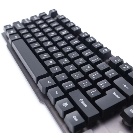 تصویر  کیبورد گیمینگ دی-نت مدل DT-996