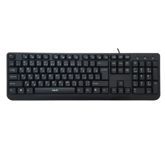 کیبورد سیمی هویت مدل HV-KB378