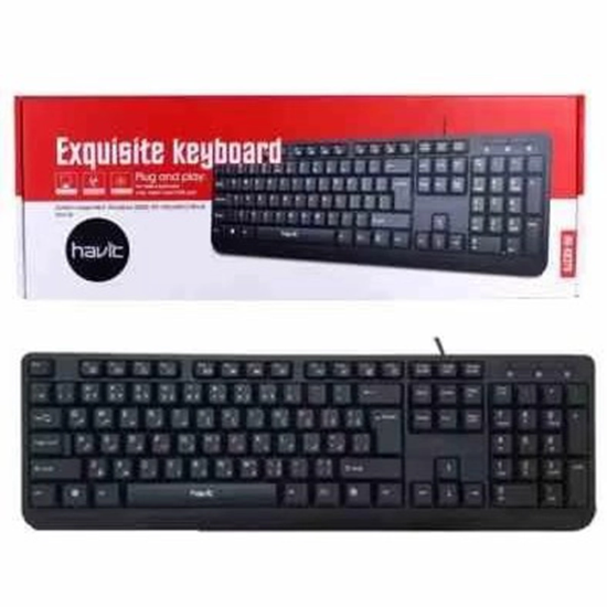 کیبورد سیمی هویت مدل HV-KB378