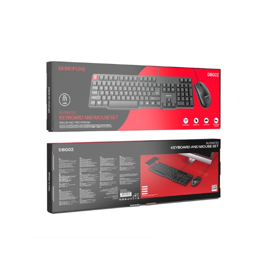 تصویر  کیبورد و ماوس بروفون مدل DBG02