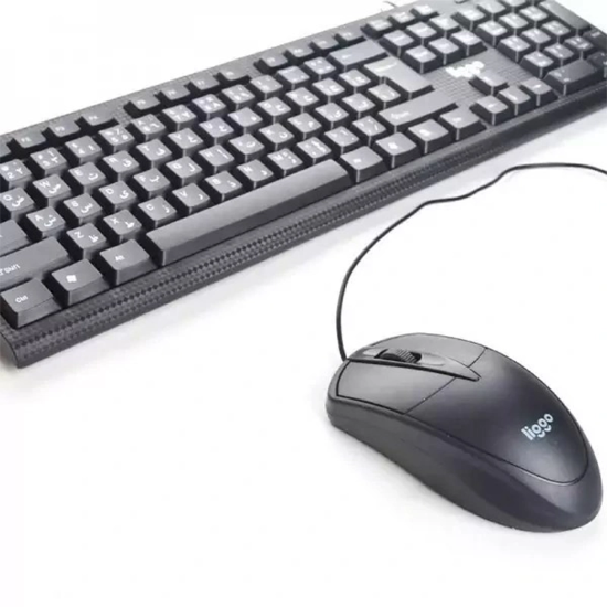 کیبورد و موس سیمی Liggo مدل KM601