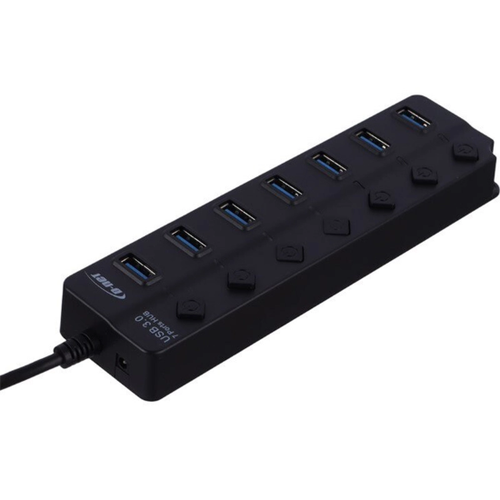 هاب 7 پورت USB 3.0 دی نت DT-480 کلید دار