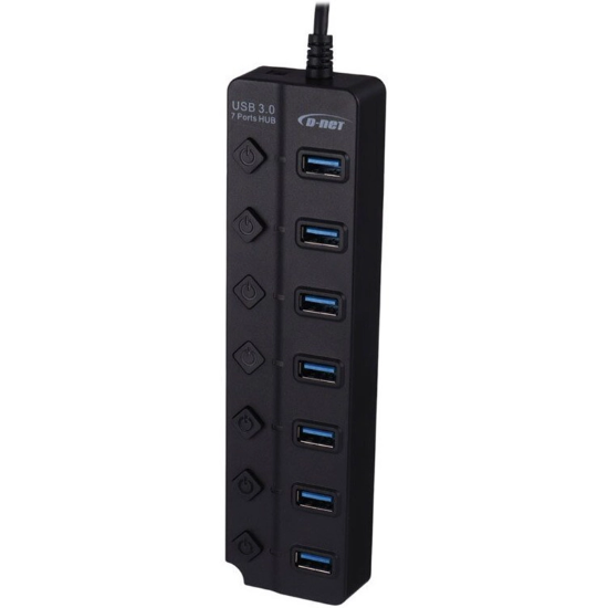 هاب 7 پورت USB 3.0 دی نت DT-480 کلید دار