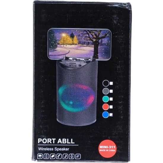 تصویر  اسپیکر PORT ABLL بلوتوثی Mini - 125