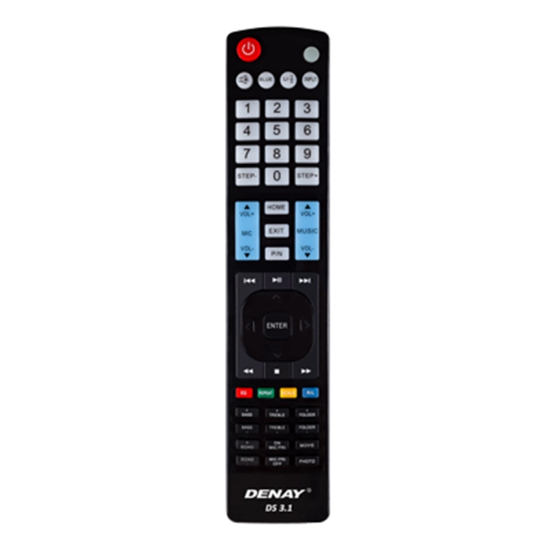 اسپیکر خانگی سفید رقص نور دار دنای مدل DA3010LW6RS-W