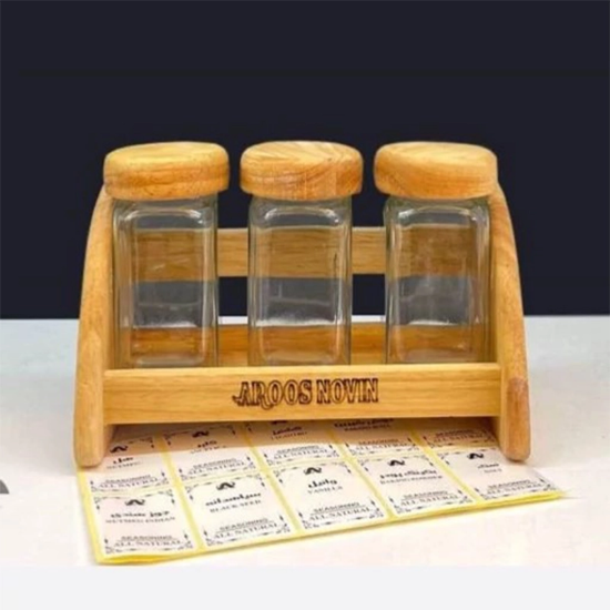 تصویر  جا ادویه عروس نوین مدل پانیذ 3 تایی