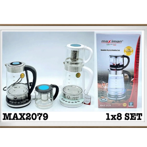 تصویر  چای ساز روهمی مکسیمن مدلmax-2079 توان مصرفی1800واتی