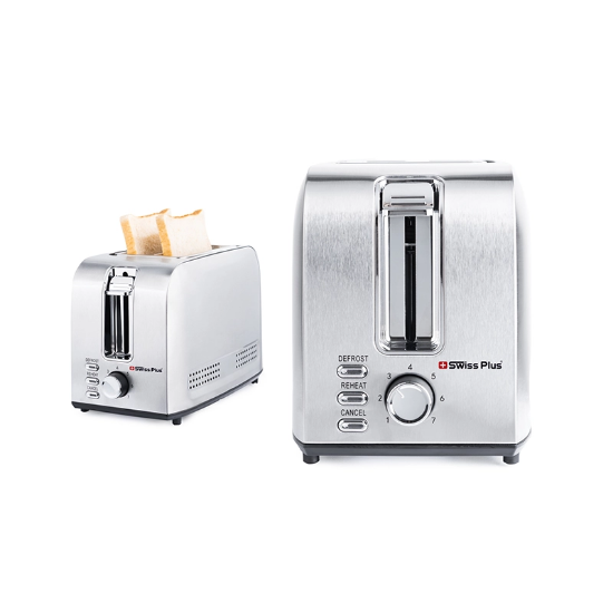 تصویر  توستر 2 اسلایس سوئیس پلاس مدل ST-4018S