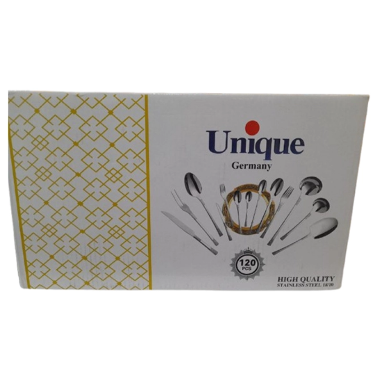 تصویر  سریس قاشق و چنگال یونیک دهنه اروپایی 24 نفره