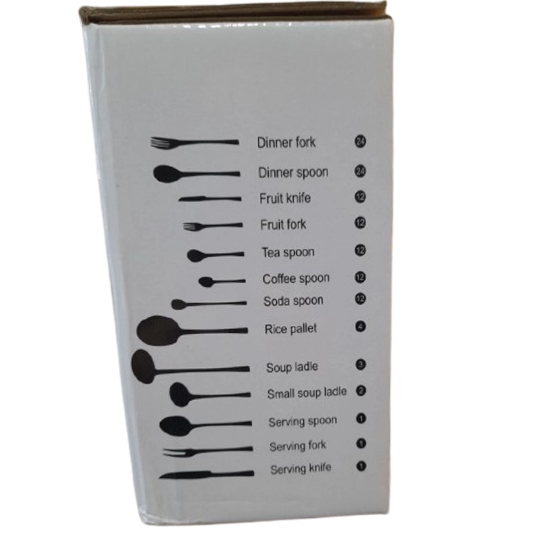 تصویر  سریس قاشق و چنگال یونیک دهنه اروپایی 24 نفره