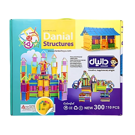 تصویر  ساختنی دانیال مدل میله هزار سازه 300 تکه