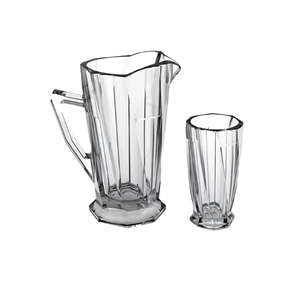 تصویر  سرویس پارچ و لیوان 7 پارچه مدل اسکوئر