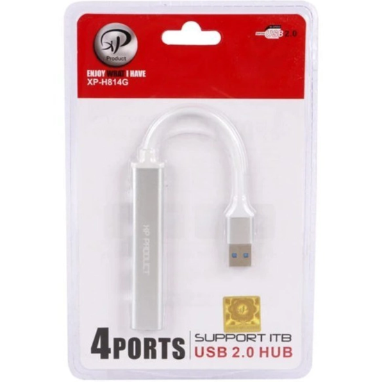 تصویر  هاب 4 پورت USB2.0 ایکس پی پروداکت مدل H814