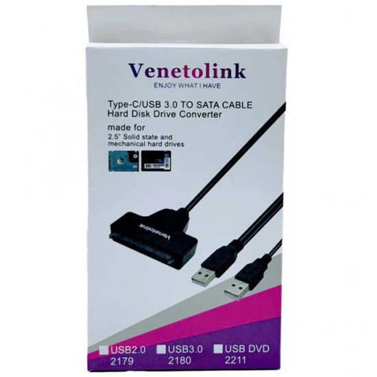 تصویر  تبدیل 2222 USB2 به SATA و IDE ونتولینک
