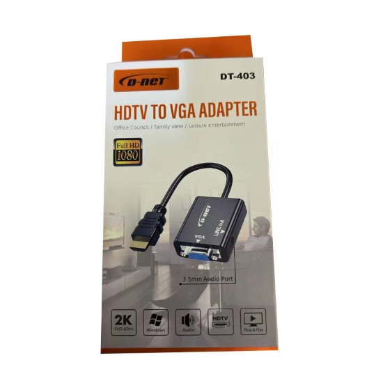 تصویر  مبدل HDMI به VGA دی-نت مدل DT-403