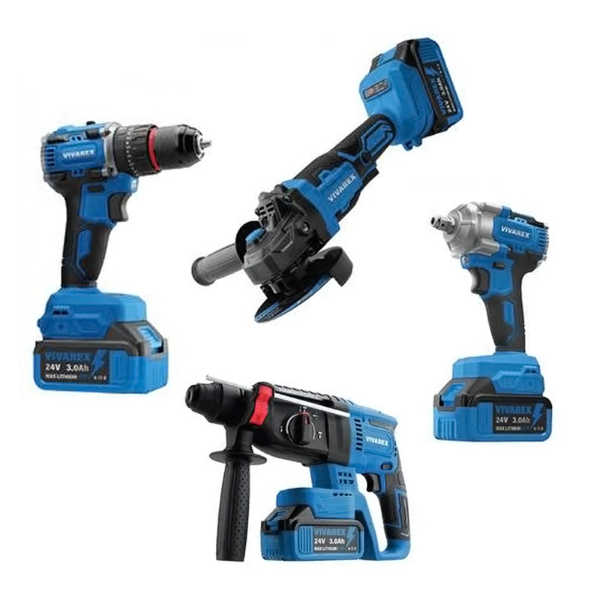 تصویر  کیت شارژی براشلس 4 عددی ویوارکس VR2404-BCK