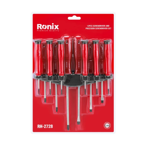 تصویر  ست ۱۲ عددی پیچ گوشتی رونیکس مدل RH-2728
