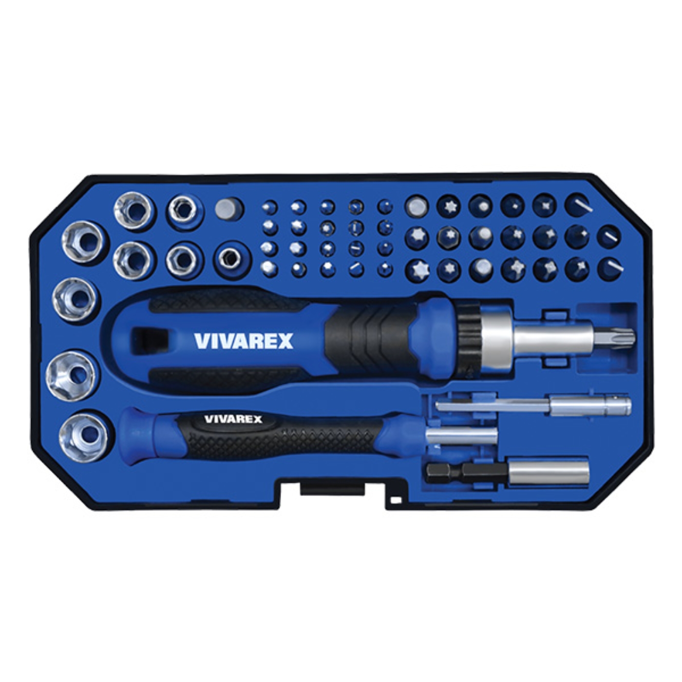 تصویر  ست پیچ گوشتی و بیت ویوارکس مدل VR5565-SD ۵۵ عددی