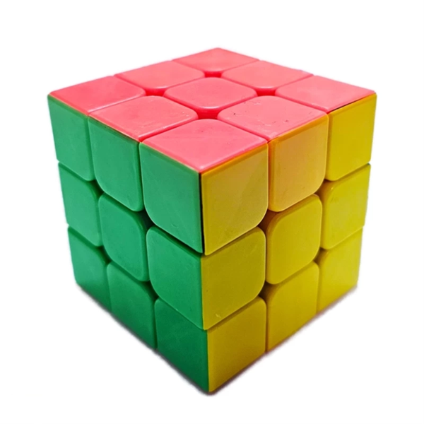 تصویر  روبیک 3 در 3 تمام رنگی magic cube مدل LHO12