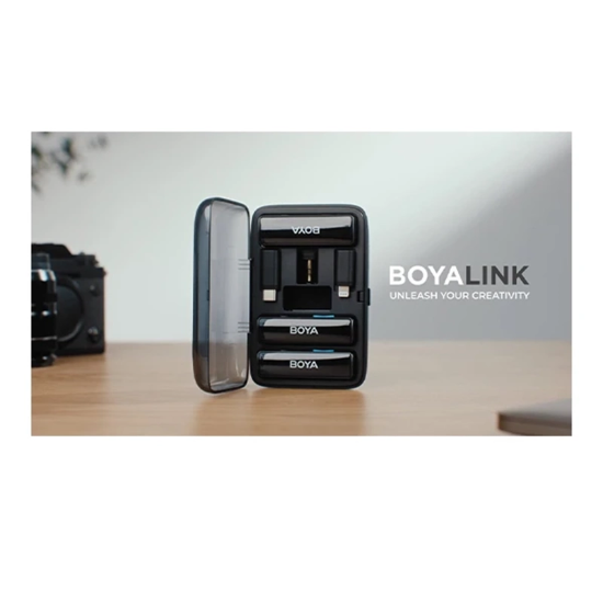 تصویر  میکروفون یقه ای بی سیم بویا مدل BOYALINK