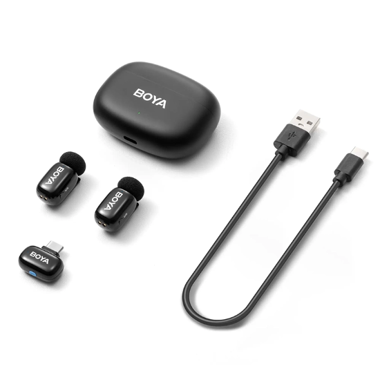 تصویر  میکروفون بویا BOYA mini 2-02 Silver