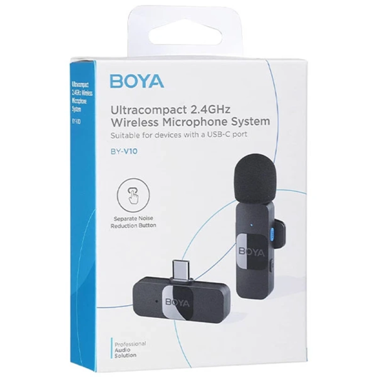 تصویر  میکروفون بی سیم بویا boya مدل BY- V10
