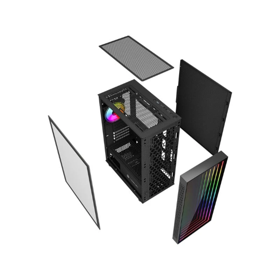 تصویر  کیس کامپیوتر گیمینگ لاجی کی مدل LOGIKEY C481B