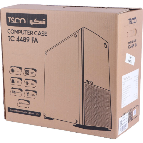 تصویر  کیس کامپیوتر تسکو TC 4489FA