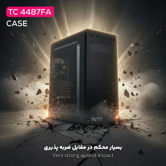 تصویر  کیس کامپیوتر تسکو TC 4487FA
