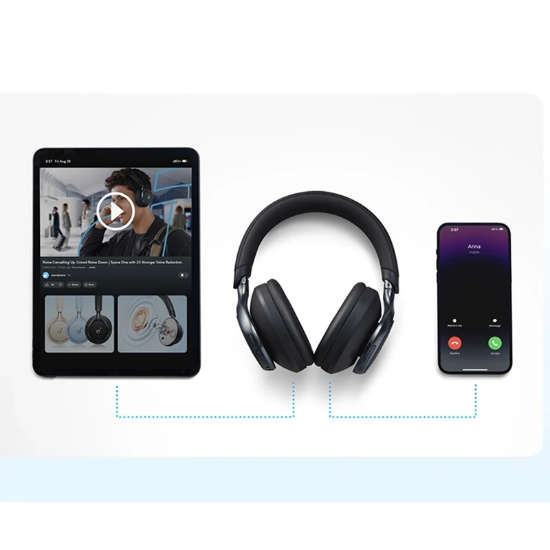 تصویر  هدست بی سیم انکر مدل ANKER Soundcore SpaceOne A3035011 مشکی