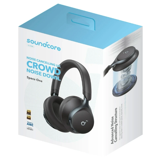 تصویر  هدست بی سیم انکر مدل ANKER Soundcore SpaceOne A3035011 مشکی