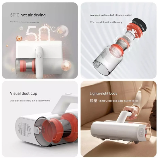 تصویر  جارو برقی ضدکنه و باکتری شیائومی میجیا مدل XIAOMI MIJIA MJCMY02DY