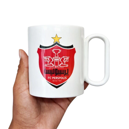 تصویر  ماگ پرسپولیس و استقلال سرامیکی