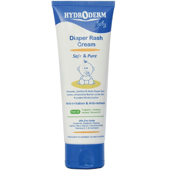 تصویر  کرم پای کودک هیدرودرم hydroderm مدل Diaper Rash Cream حجم 75ml