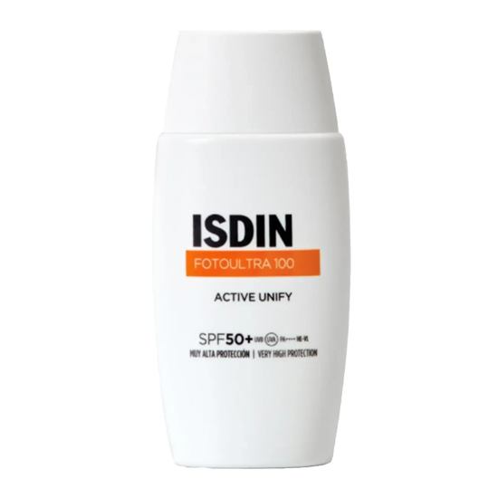 تصویر  کرم ضد آفتاب اکتیو یونیفای ایزدین ISDIN با SPF50+ حجم 50ml