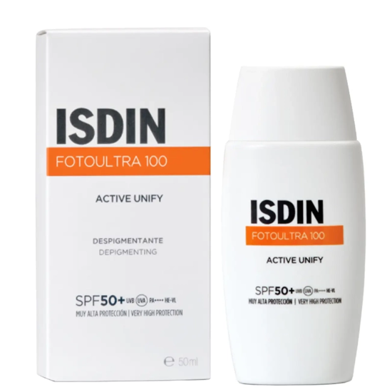 تصویر  کرم ضد آفتاب اکتیو یونیفای ایزدین ISDIN با SPF50+ حجم 50ml