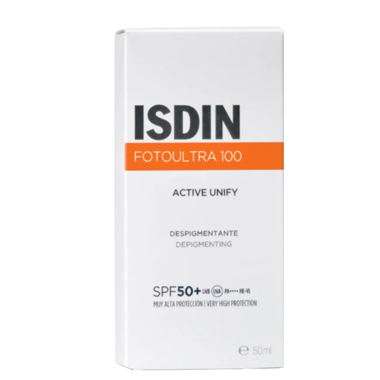تصویر  کرم ضد آفتاب اکتیو یونیفای ایزدین ISDIN با SPF50+ حجم 50ml