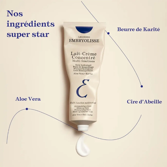 تصویر  کرم مرطوب کننده امبریولیس Embryolisse اصل مدل Lait-Crème Concentré چندکاره